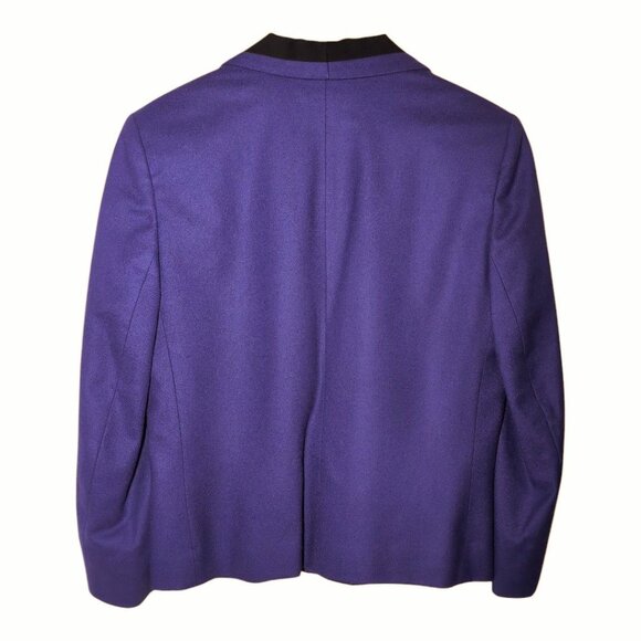 Pendleton Vintage Wool Blazer Purple Womens Size 10 Made in USA - Picture 2 of 6